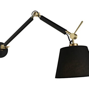 Cougar Lighting Alsta 1LT Large Wall Light in Black COU-ALST1WLGE