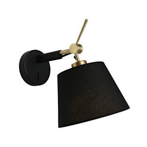 Cougar Lighting Alsta 1LT Small Wall Light in Black COU-ALST1WSML