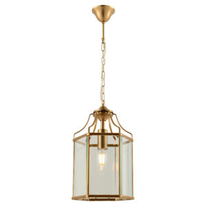 Cougar Lighting Arcadia 1LT Pendant Light in Gold COU-ARCA1PGLD