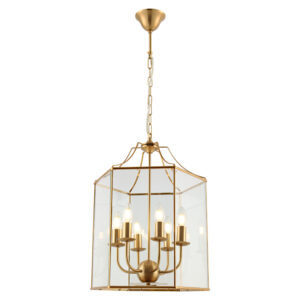 Cougar Lighting Arcadia 6LT Pendant Light in Gold COU-ARCA6PGLD