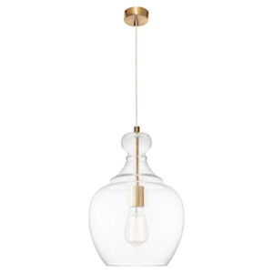 Cougar Lighting Bellac 1LT Pendant Light in Gold COU-BELL1PGLD