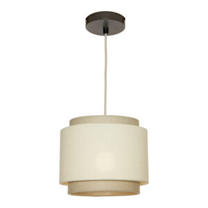 Cougar Lighting Bern 1LT Small Pendant Light in Beige COU-BERN1PSBGE