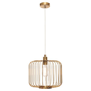 Cougar Lighting Bonn 1LT Pendant Light in Gold COU-BONN1PGLD