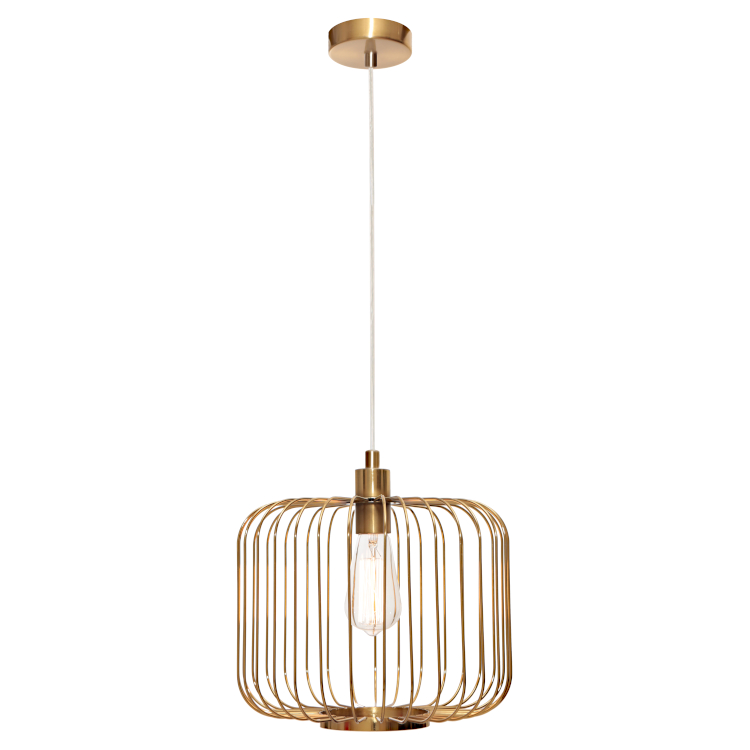 Cougar Lighting Bonn 1LT Pendant Light in Gold COU-BONN1PGLD