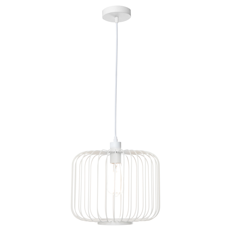 Cougar Lighting Bonn 1LT Pendant Light in White COU-BONN1PWHT