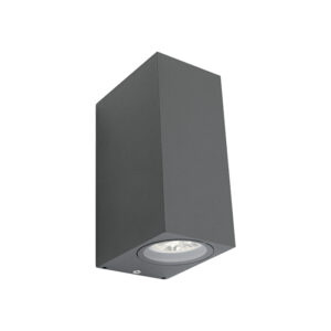Cougar Lighting Brugge 2LT Wall Light in Charcoal COU-BRUG2ECHA