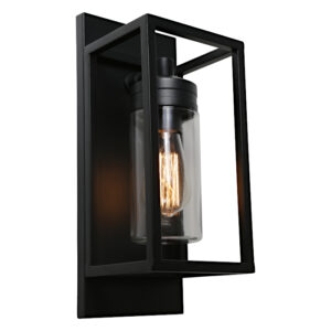 Cougar Lighting Bryant 1LT Wall Light in Black COU-BRYA1EBLK