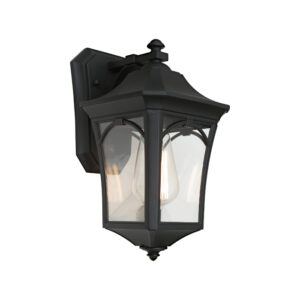 Cougar Lighting Burston 1LT Small Wall Light in Black COU-BURS1ESMBLK
