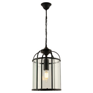 Cougar Lighting Clovelly 1LT Pendant Light in Black COU-CLOV1PBLK