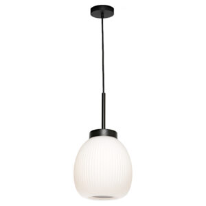 Cougar Lighting Garman 1LT Pendant Light in Black COU-GARM1PBLK