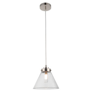 Cougar Lighting Matisse 1LT Pendant Light in Polished Nickel COU-MATI1PPN