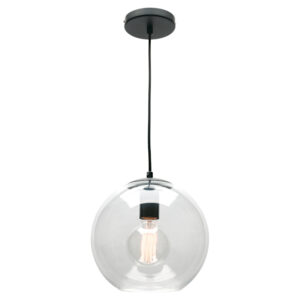 Cougar Lighting Orpheus 1LT Small Pendant Light in Black COU-ORPH1PSBLK