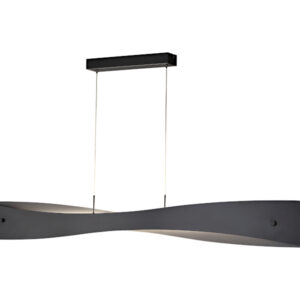Cougar Lighting Palento LED Pendant Light in Black COU-PALE1PLEDBLK
