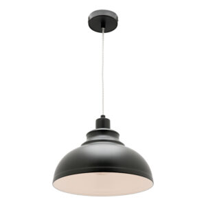 Cougar Lighting Risto 1LT Pendant Light in Black COU-RIST1PBLK