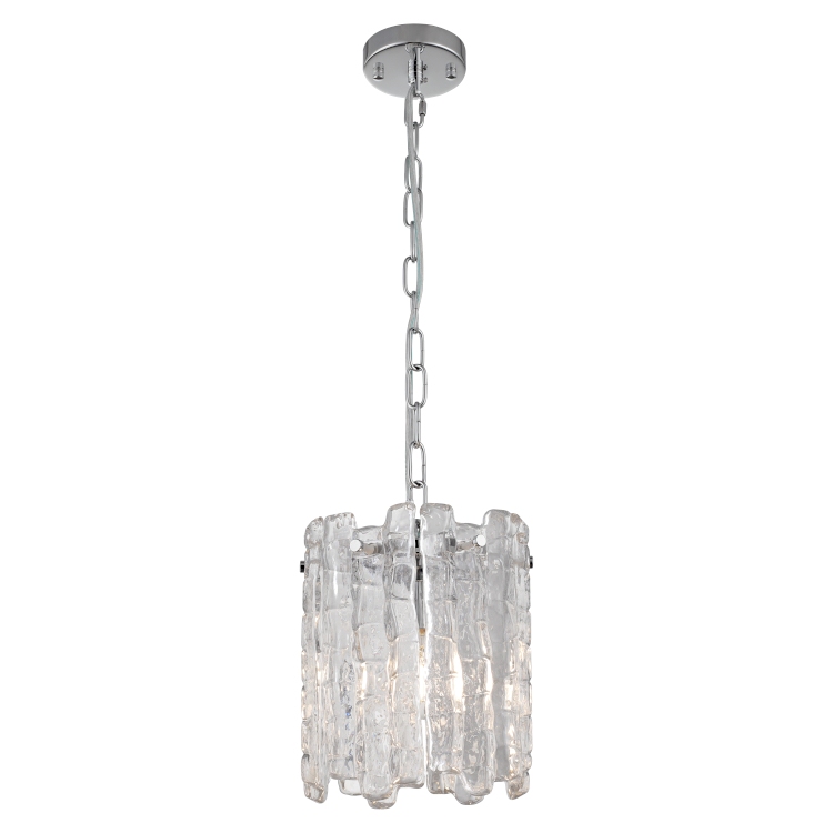 Cougar Lighting Riviera 1LT Pendant Light in Chrome COU-RIVI1PCHR