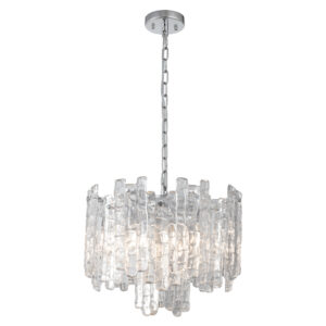 Cougar Lighting Riviera 5LT Pendant Light in Chrome COU-RIVI5PCHR