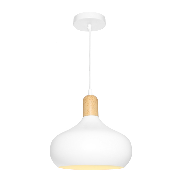 Cougar Lighting Sloan 1LT Pendant Light in White COU-SLOA1PWHT