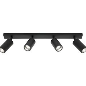 Cougar Lighting Stockholm 4LT Rail Light in Black COU-STO4RBLK