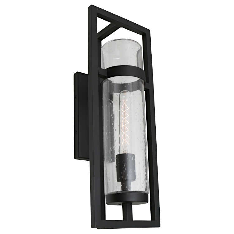 Cougar Lighting Toulon 1LT Wall Light in Black COU-TOUL1EBLK