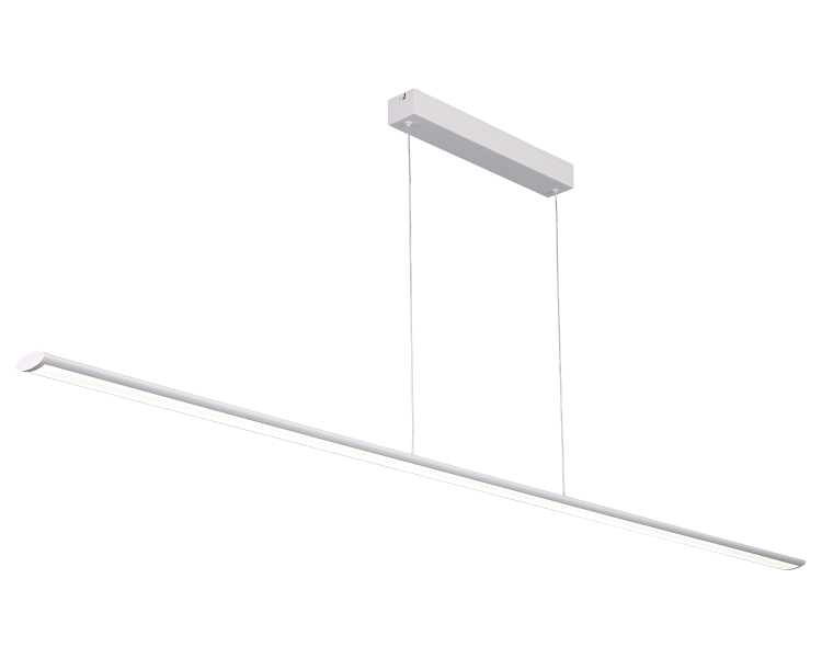 Cougar Lighting Vista LED Pendant Light in White COU-VIST1PLEDWHT