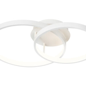 Cougar Lighting Zola 2LT Close To Ceiling Light in White COU-ZOLA2WHT