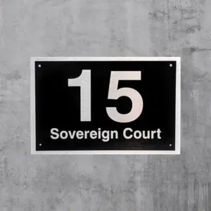 Sign Artist Aluminium Address Plaques