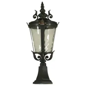 Lighting Inspirations Albany Medium Outdoor Pillar Mount Antique Bronze LOI1000028