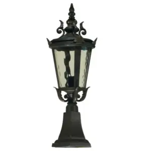 Lighting Inspirations Albany Small Outdoor Pillar Mount Antique Bronze LOI1000029