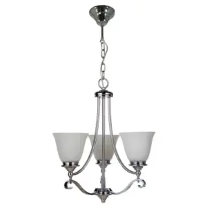 Lighting Inspirations Dallas 3 Light 3 Arm Pendant Chrome LOI1000124