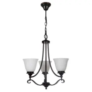 Lighting Inspirations Dallas 3 Light 3 Arm Pendant Bronze LOI1000125