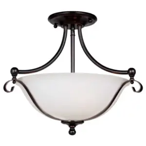 Lighting Inspirations Dallas 2 Light Semi Flush Bronze LOI1000135