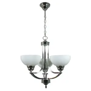 Lighting Inspirations Houston 3 Light 3 Arm Pendant Chrome LOI1000249
