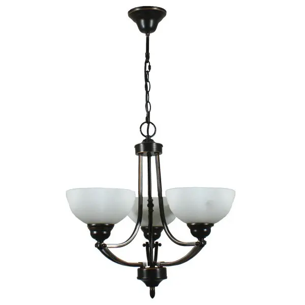 Lighting Inspirations Houston 3 Light 3 Arm Pendant Bronze LOI1000250