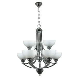 Lighting Inspirations Houston 9 Light Pendant Chrome LOI1000256