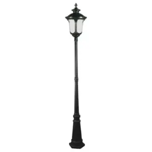 Lighting Inspirations Waterford Large Standard Outdoor Garden Post Light Antique Black LOI1000565