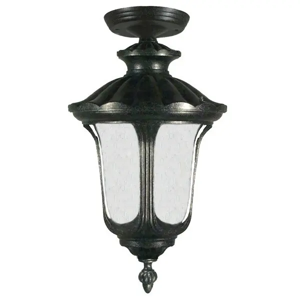 Lighting Inspirations Waterford Medium Outdoor Under Eave Antique Black LOI1000566