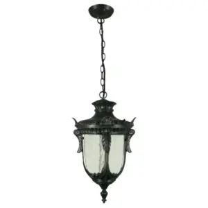 Lighting Inspirations Wellington Large Indoor Chain Pendant Antique Black LOI1000574