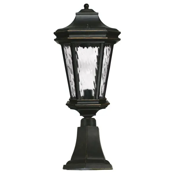 Lighting Inspirations Tilburn Large Outdoor Pillar Mount Antique Bronze LOI1000815