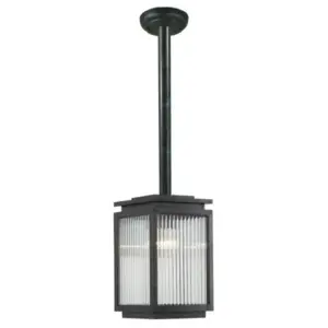 Lighting Inspirations Boulevard Small Outdoor Rod Pendant Antique Black LOI1000825