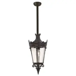 Lighting Inspirations Crown Large Outdoor Rod Pendant Antique Bronze LOI1000836