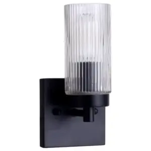 Lighting Inspirations Chester 1 Light Wall Bracket Black LOI1001106