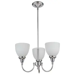 Lighting Inspirations Benson Upwards 3 Light Pendant Chrome LOI1001170