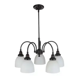 Lighting Inspirations Benson 5 Light Pendant Arms Down Bronze LOI1001175A