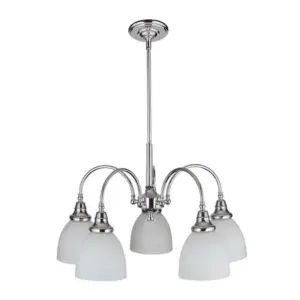 Lighting Inspirations Benson 5 Light Pendant Arms Down Chrome LOI1001176A