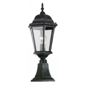 Lighting Inspirations Junction Medium Outdoor Pillar Mount Antique Black LOI1001238