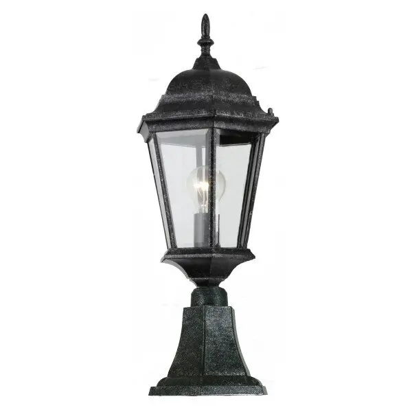 Lighting Inspirations Junction Medium Outdoor Pillar Mount Antique Black LOI1001238