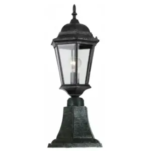 Lighting Inspirations Junction Small Outdoor Pillar Mount Antique Black LOI1001239
