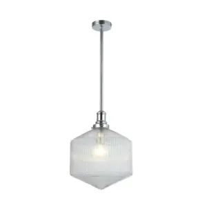 Lighting Inspirations Jefferson Large Rod Pendant Clear Chrome LOI1001251A