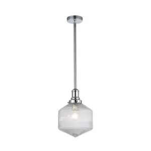 Lighting Inspirations Jefferson Small Rod Pendant Clear Chrome LOI1001252A