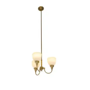 Lighting Inspirations Benson Upwards 3 Light Pendant Satin Brass LOI1001583
